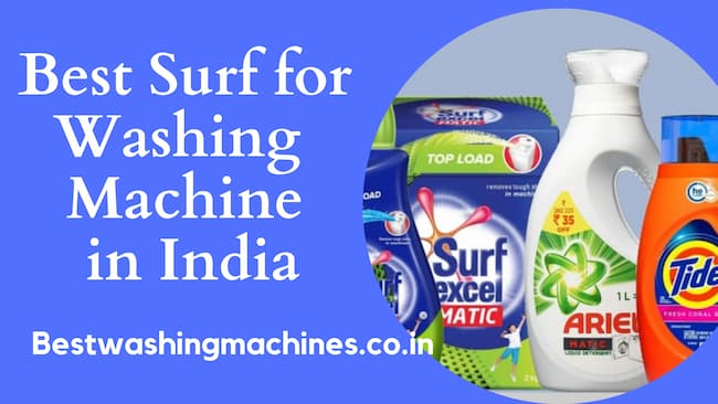 best surf for washing machine in india