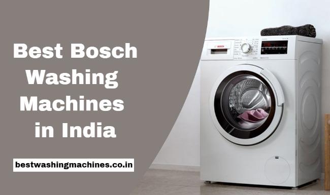 best bosch washing machines in india