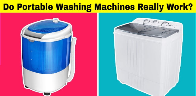 do portable washing machines really work