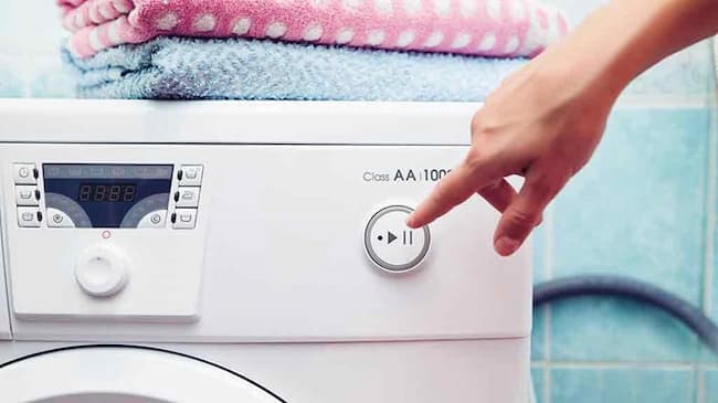 how to reset lg washing machine