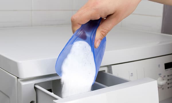 Don't use too much detergent